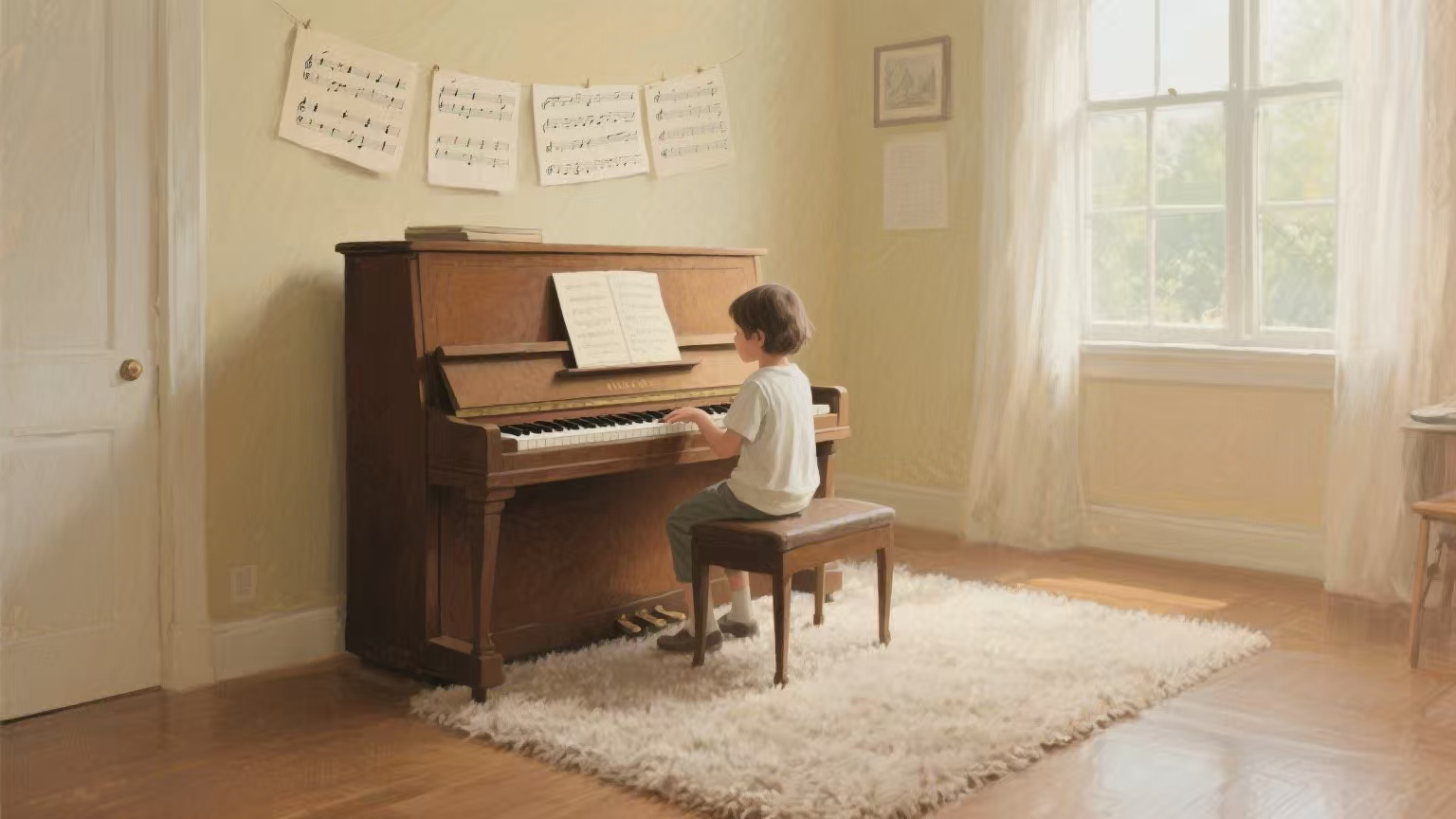 学钢琴好处多 好琴伴成长