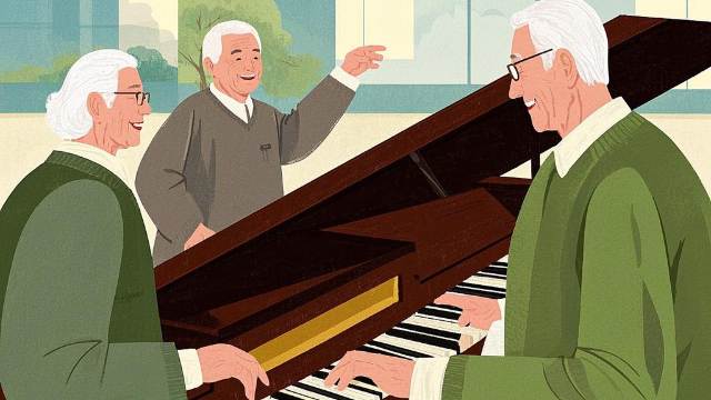 弹钢琴，为中老年人的健康生活 “加码”