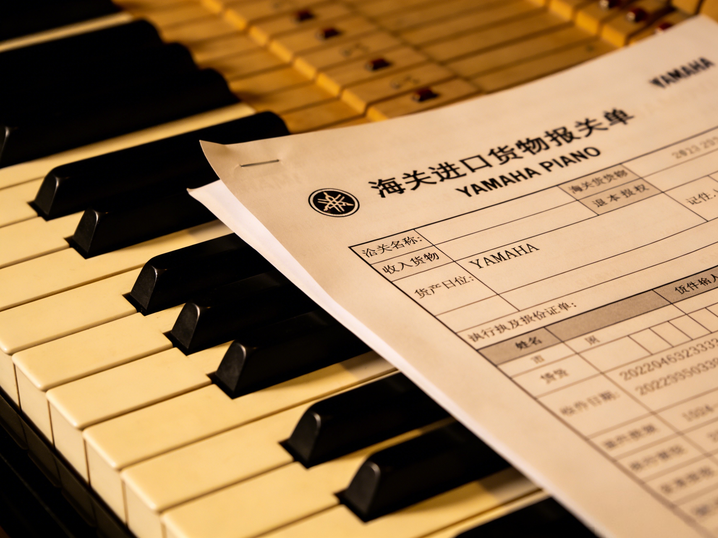 日本二手钢琴身份验证！海关报关单这样查不踩坑